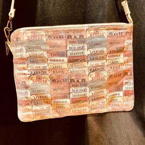 Pan Am Canvas Crossbody Pop Art Bag